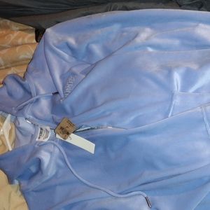 Pink (vs) baby blue hoodie